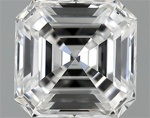 Picture of 1.06 Carats, Asscher Diamond with  Cut, E Color, VVS1 Clarity and Certified by GIA