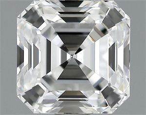 Picture of 1.09 Carats, Asscher Diamond with  Cut, D Color, VVS1 Clarity and Certified by GIA