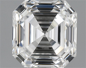Picture of 1.10 Carats, Asscher Diamond with  Cut, D Color, VVS1 Clarity and Certified by GIA