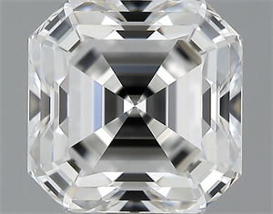 Picture of 1.60 Carats, Asscher Diamond with  Cut, E Color, VVS2 Clarity and Certified by GIA
