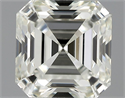 1.13 Carats, Asscher Diamond with  Cut, J Color, VS1 Clarity and Certified by GIA