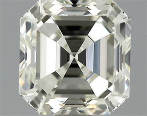 Picture of 0.90 Carats, Asscher Diamond with  Cut, K Color, IF Clarity and Certified by GIA