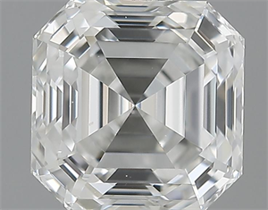 Foto 1.03 quilates, Asscher Diamante , Color F, claridad VS2 y certificado por GIA de