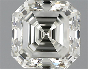 Picture of 1.02 Carats, Asscher Diamond with  Cut, J Color, VVS2 Clarity and Certified by GIA