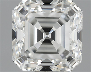 Picture of 1.00 Carats, Asscher Diamond with  Cut, F Color, VVS2 Clarity and Certified by GIA