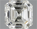 1.03 quilates, Asscher Diamante , Color H, claridad SI1 y certificado por GIA