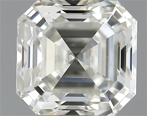Foto 1.10 quilates, Asscher Diamante , Color I, claridad SI1 y certificado por GIA de