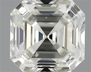 Foto 1.01 quilates, Asscher Diamante , Color J, claridad SI1 y certificado por GIA de