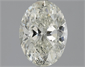 2.50 quilates, Ovalado Diamante , Color I, claridad SI2 y certificado por HRD