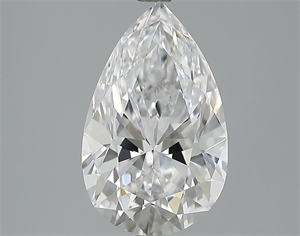 Picture of 3.01 Carats, Pear Diamond with  Cut, D Color, IF Clarity and Certified by GIA