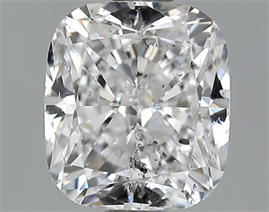 Picture of 2.00 Carats, Cushion Diamond with  Cut, E Color, SI2 Clarity and Certified by GIA