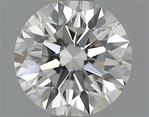 Picture of 0.43 Carats, Round Diamond with Excellent Cut, H Color, VVS2 Clarity and Certified by GIA
