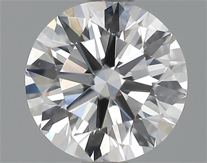 Picture of 0.70 Carats, Round Diamond with Very Good Cut, D Color, VS1 Clarity and Certified by GIA