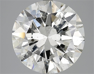 Picture of 8.50 Carats, Round Diamond with Very Good Cut, H Color, SI2 Clarity and Certified by HRD