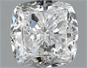 3.01 Carats, Cushion Diamond with  Cut, D Color, SI1 Clarity and Certified by GIA