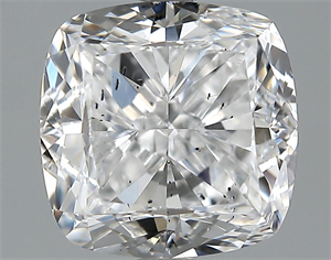 Picture of 3.01 Carats, Cushion Diamond with  Cut, D Color, SI1 Clarity and Certified by GIA