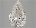 7.32 Carats, Pear Diamond with  Cut, F Color, SI1 Clarity and Certified by EGL