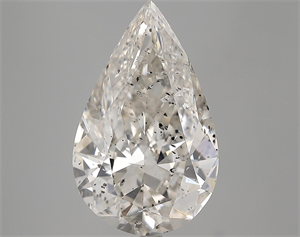 Picture of 7.32 Carats, Pear Diamond with  Cut, F Color, SI1 Clarity and Certified by EGL