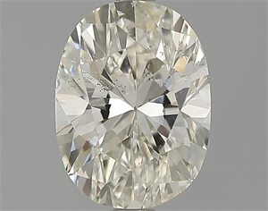 Picture of 1.70 Carats, Oval Diamond with  Cut, J Color, SI2 Clarity and Certified by HRD