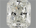 0.91 Carats, Radiant Diamond with  Cut, I Color, VVS2 Clarity and Certified by GIA