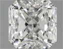 0.91 Carats, Radiant Diamond with  Cut, E Color, VVS2 Clarity and Certified by GIA