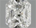 0.90 Carats, Radiant Diamond with  Cut, G Color, VVS2 Clarity and Certified by GIA