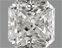0.91 Carats, Radiant Diamond with  Cut, F Color, VVS2 Clarity and Certified by GIA