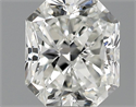 0.90 Carats, Radiant Diamond with  Cut, H Color, VVS2 Clarity and Certified by GIA