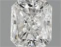 0.91 Carats, Radiant Diamond with  Cut, E Color, VS1 Clarity and Certified by GIA