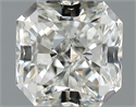 0.90 Carats, Radiant Diamond with  Cut, H Color, VVS1 Clarity and Certified by GIA