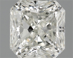 Picture of 0.90 Carats, Radiant Diamond with  Cut, I Color, VVS2 Clarity and Certified by GIA