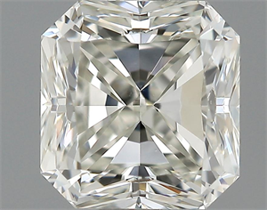 Picture of 0.91 Carats, Radiant Diamond with  Cut, J Color, VS1 Clarity and Certified by GIA