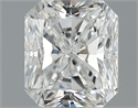 0.91 Carats, Radiant Diamond with  Cut, E Color, VS1 Clarity and Certified by GIA