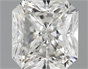0.90 Carats, Radiant Diamond with  Cut, E Color, SI1 Clarity and Certified by GIA