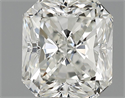 0.90 Carats, Radiant Diamond with  Cut, H Color, VS1 Clarity and Certified by GIA