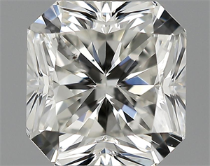 Picture of 0.91 Carats, Radiant Diamond with  Cut, I Color, SI1 Clarity and Certified by GIA