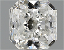 0.90 Carats, Radiant Diamond with  Cut, G Color, SI2 Clarity and Certified by GIA