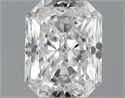 1.01 Carats, Radiant Diamond with  Cut, D Color, VVS2 Clarity and Certified by GIA