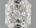 1.01 Carats, Radiant Diamond with  Cut, H Color, VVS2 Clarity and Certified by GIA