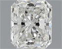 1.06 Carats, Radiant Diamond with  Cut, H Color, VS1 Clarity and Certified by GIA