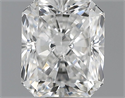 1.07 Carats, Radiant Diamond with  Cut, E Color, VS1 Clarity and Certified by GIA