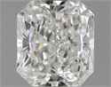 1.02 Carats, Radiant Diamond with  Cut, F Color, SI1 Clarity and Certified by GIA