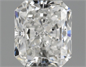 1.02 Carats, Radiant Diamond with  Cut, F Color, SI1 Clarity and Certified by GIA