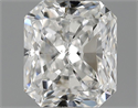 1.03 Carats, Radiant Diamond with  Cut, F Color, SI1 Clarity and Certified by GIA