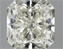 1.11 Carats, Radiant Diamond with  Cut, K Color, VS2 Clarity and Certified by GIA
