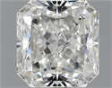 1.04 Carats, Radiant Diamond with  Cut, E Color, SI1 Clarity and Certified by GIA
