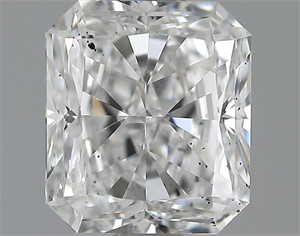 Picture of 1.03 Carats, Radiant Diamond with  Cut, E Color, SI1 Clarity and Certified by GIA