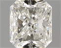 1.01 Carats, Radiant Diamond with  Cut, H Color, VVS2 Clarity and Certified by GIA