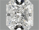 1.00 Carats, Radiant Diamond with  Cut, E Color, SI1 Clarity and Certified by GIA