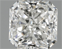 1.03 Carats, Radiant Diamond with  Cut, F Color, SI1 Clarity and Certified by GIA